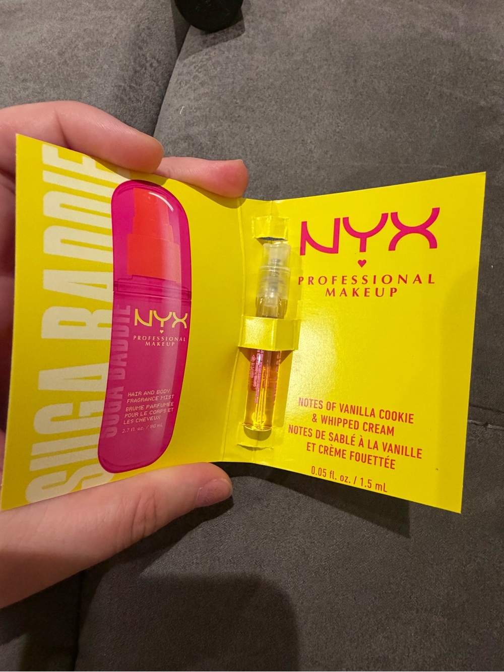 NYX Pink  Sample - Vanilla Cookie